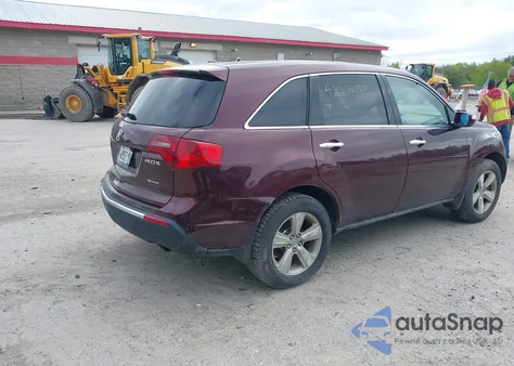 2010 Acura Mdx Technology Package z USA, uszkodzony, nr VIN 2HNYD2H63AH510376